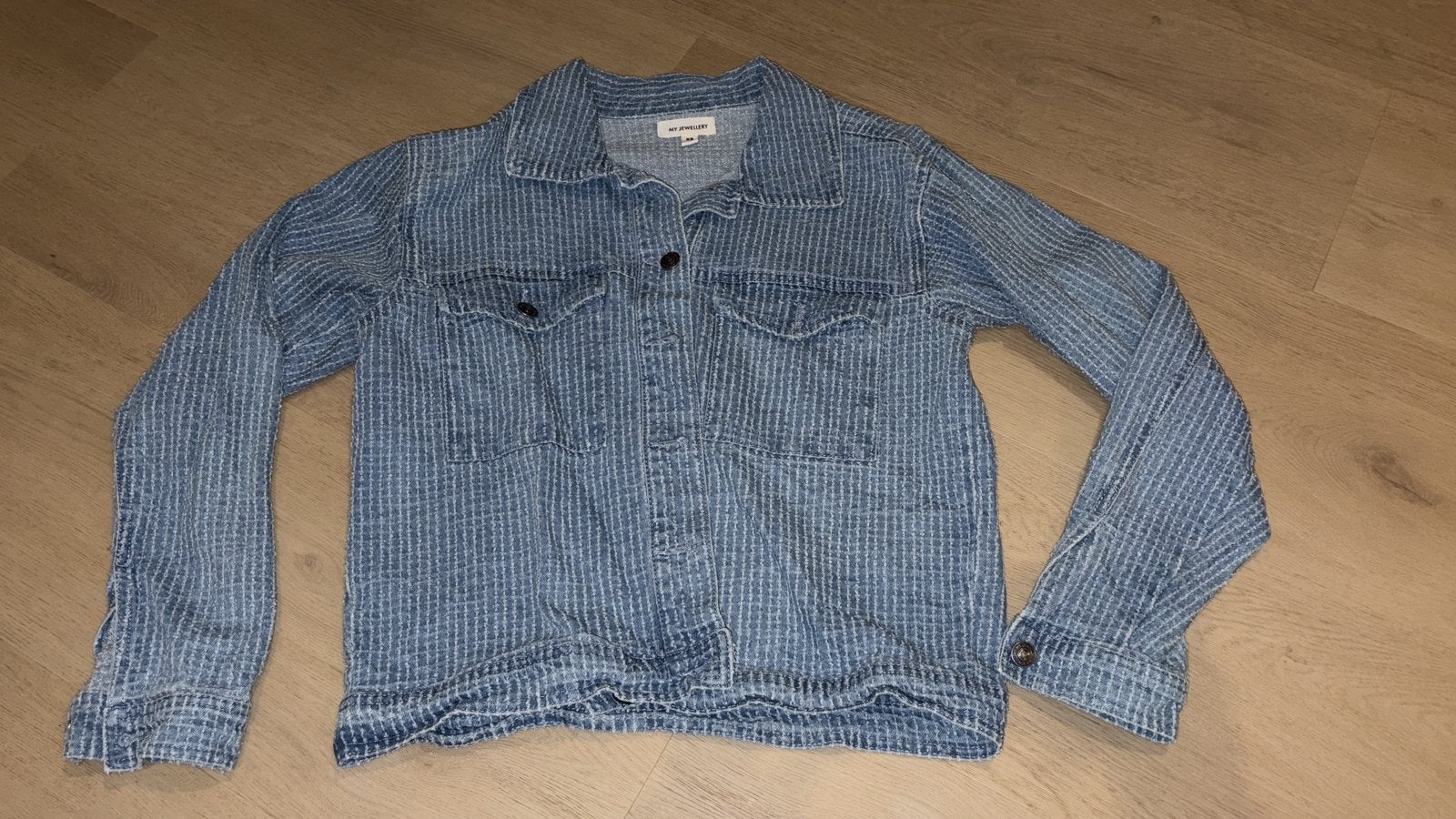 Spijkerjasje/blousje, Kleding | Dames, Ophalen of Verzenden, Zo goed als nieuw, Maat 34 (XS) of kleiner, Blauw