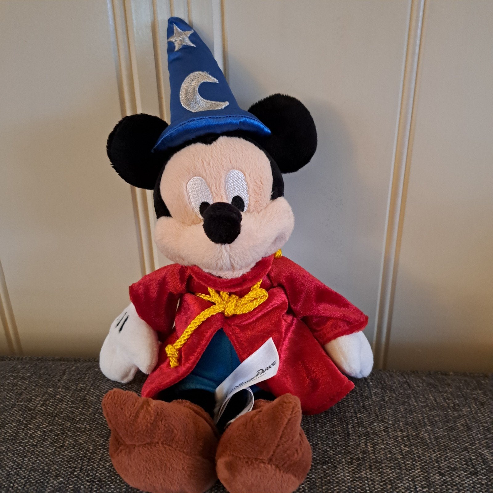 Mickey Mouse Tovenaar Pluche Knuffel Disney Fantasia, Muis, Disney, Disney, Ophalen of Verzenden