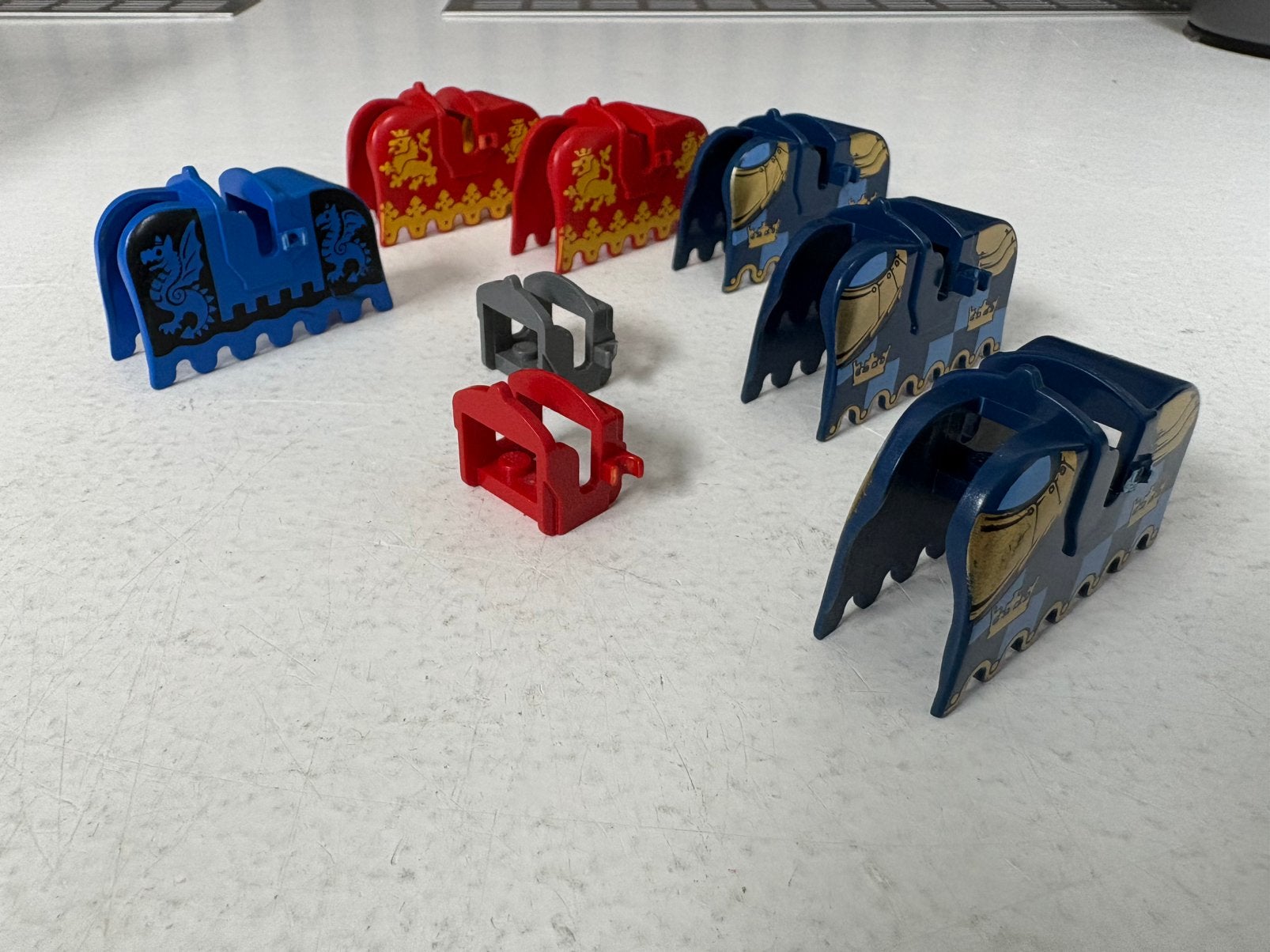 Lego ridder paarden harnas. Zie omschrijving., Ophalen of Verzenden, Gebruikt, Accessoire, Lego