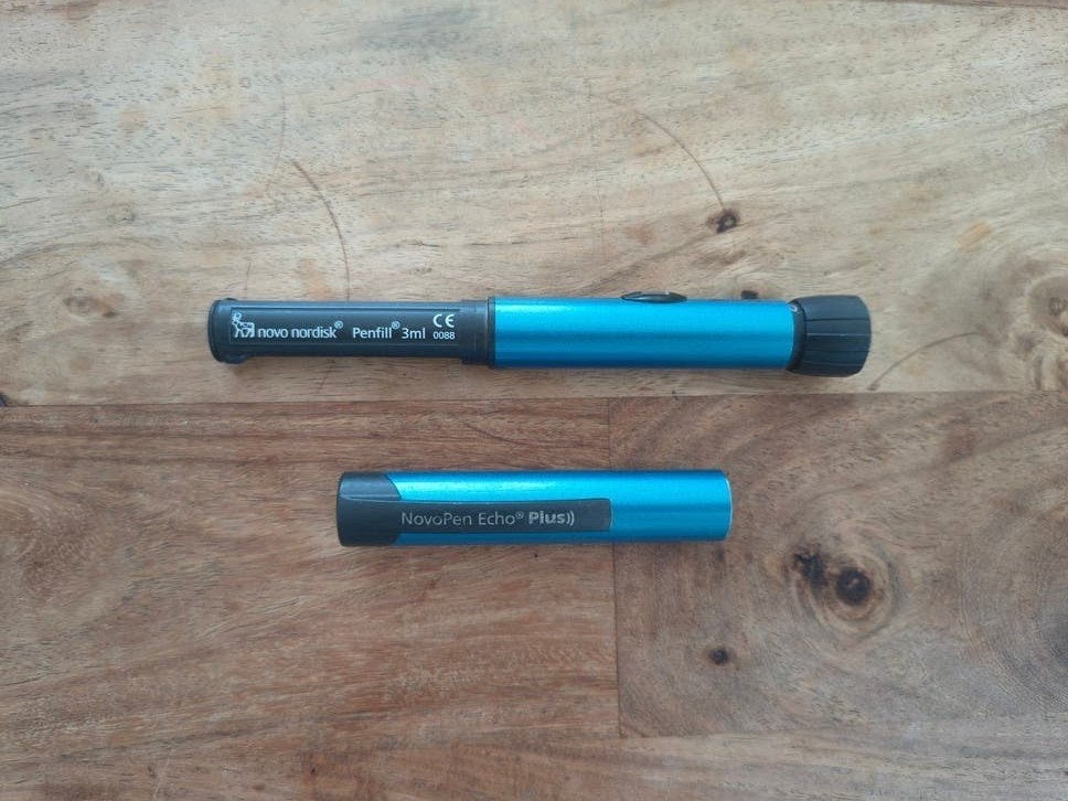 Novopen Echo Plus. Novo Nordisk insulinepen., Diversen, Gebruikt, Onb, Ophalen of Verzenden, Onb