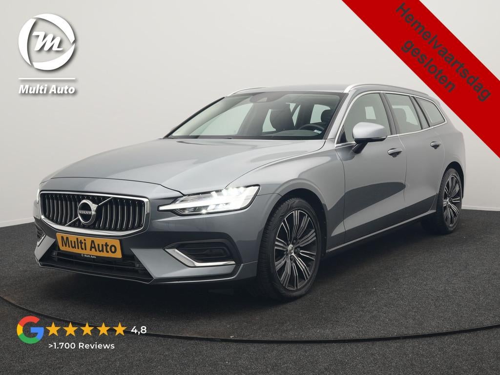 Volvo V60 T4 Inscription 191pk Dealer O.H. | Camera | Ledere, 15 km/l, Zwart, 1969 cc, Leder
