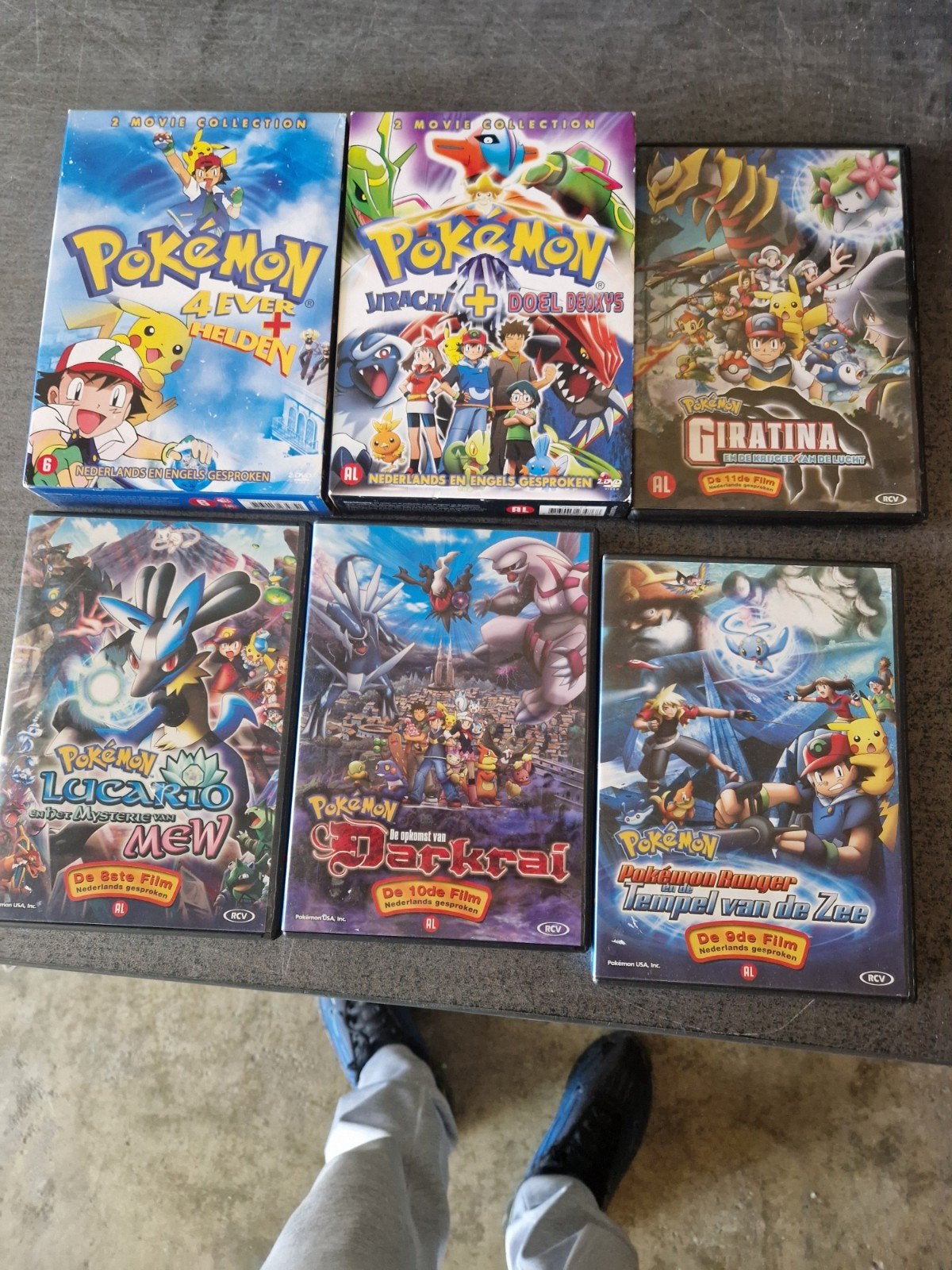 Pokémon DVDS 8 films, Gebruikt, Tekenfilm, Alle leeftijden, Boxset