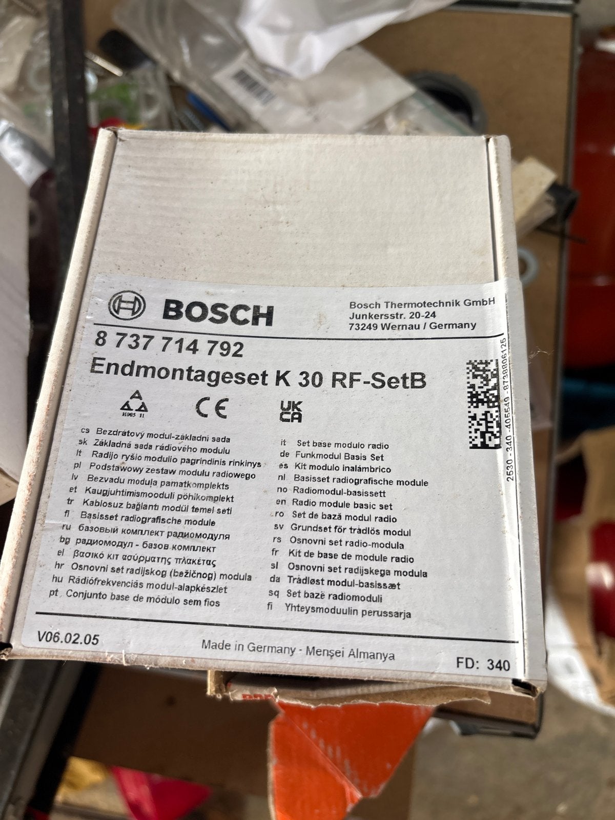 Bosch Endmontageset K 30 RF-SetB - Nieuw in doos, Ophalen of Verzenden, Nieuw