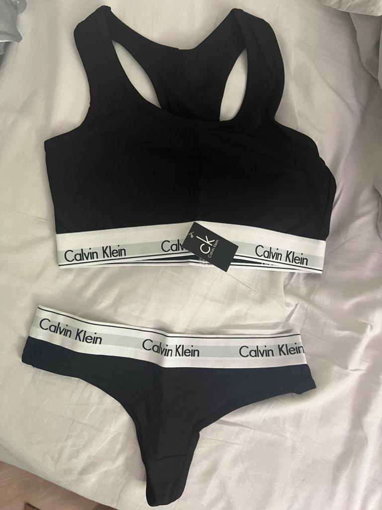 Calvin Klein ondergoed set dames M, Ophalen of Verzenden, Zwart, Slip