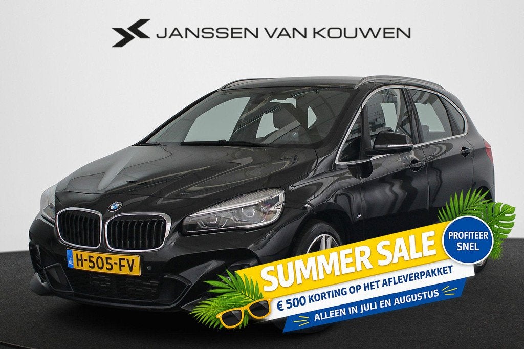 BMW 2-serie Active Tourer 218i High Executive Edition M Spor, Auto's, BMW, Gebruikt, Zwart, Bedrijf, 19 km/l