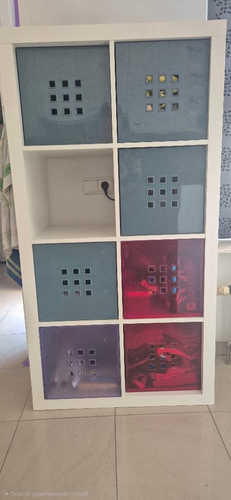 Kalax kast  8 vaks, Huis en Inrichting, Kasten | Boekenkasten, Ophalen, Gebruikt, 100 tot 150 cm, 50 tot 100 cm