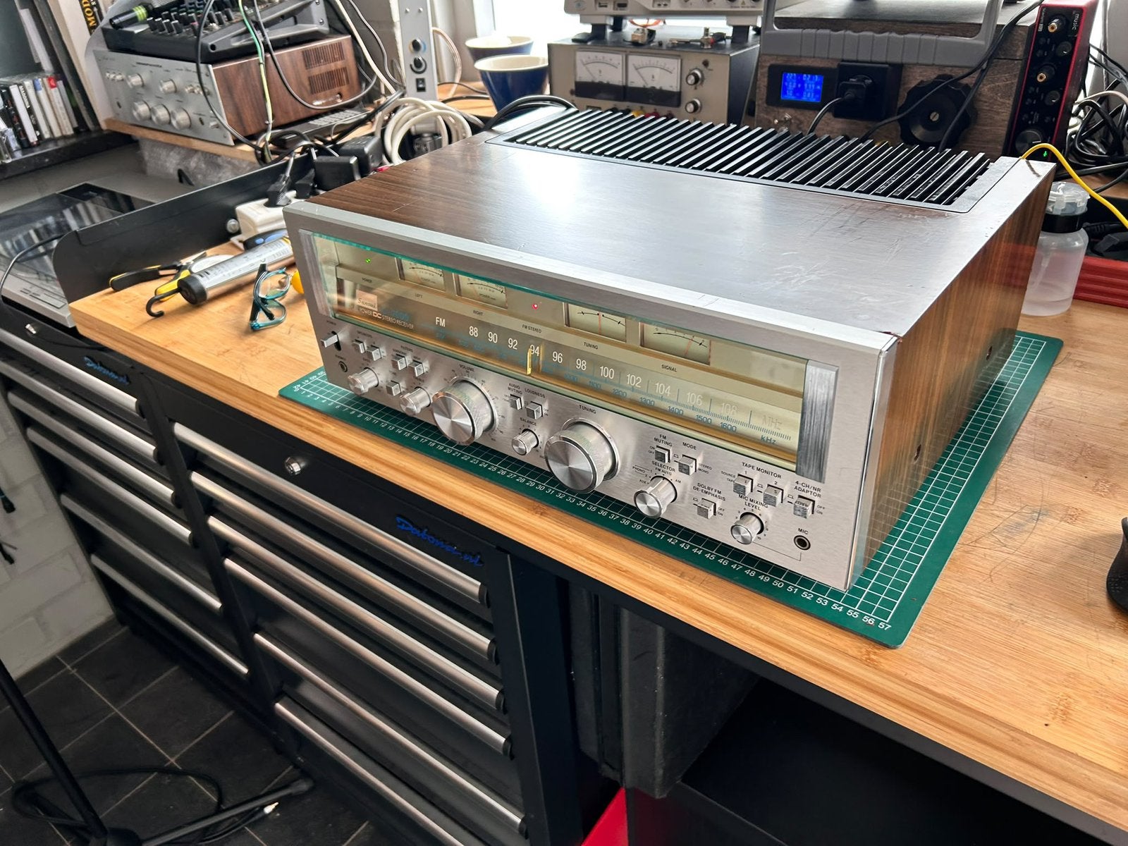Sansui G-7000 Vintage Receiver - Recent nagekeken, Ophalen of Verzenden