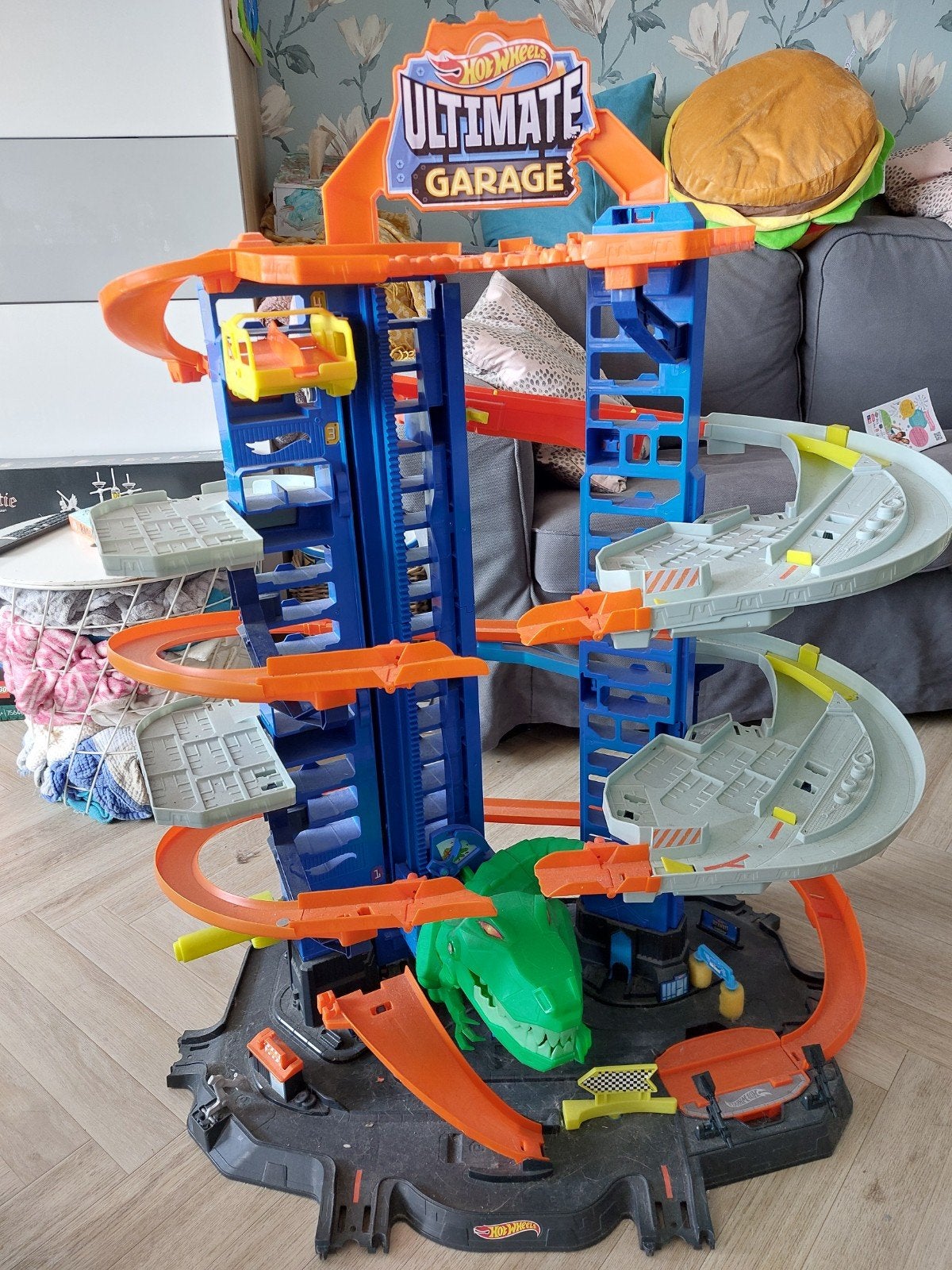 Hotwheels garage dino, Ophalen of Verzenden, Handmatig, Hot Wheels