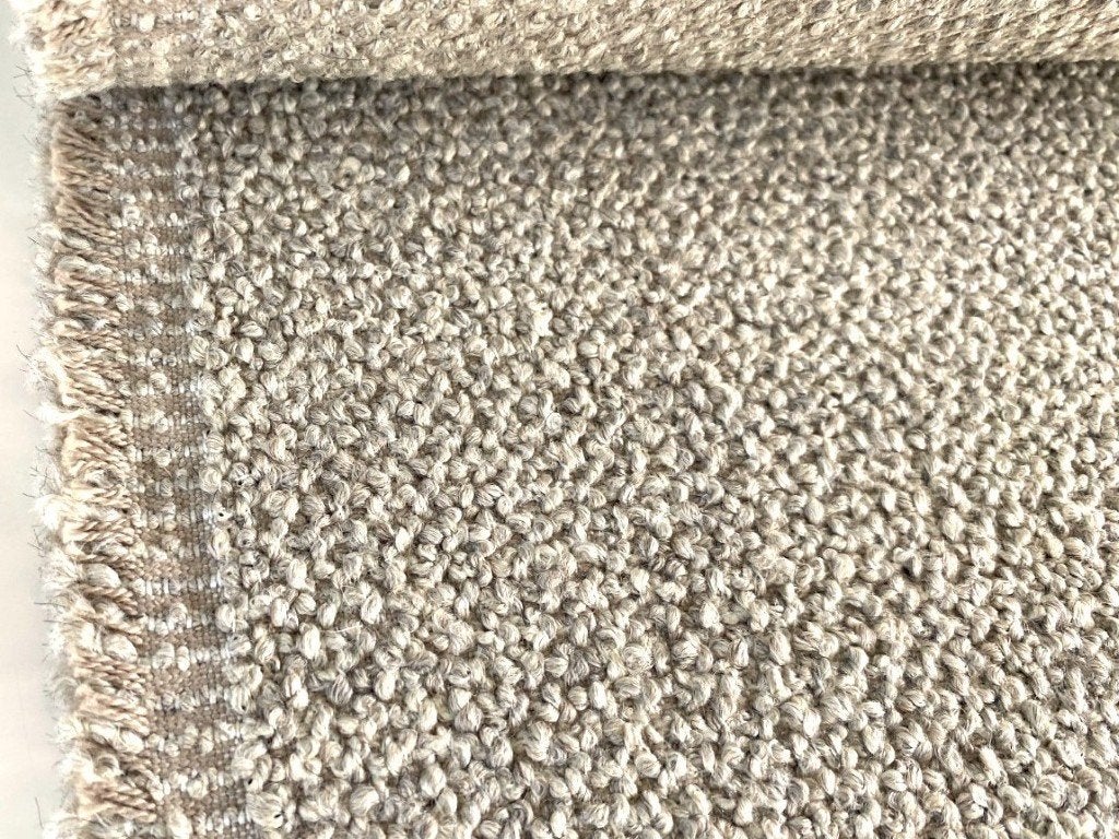 De Ploeg Monza 09; beige; restant meubelstof; bouclé, 120 cm of meer, Beige, Ophalen of Verzenden, Katoen