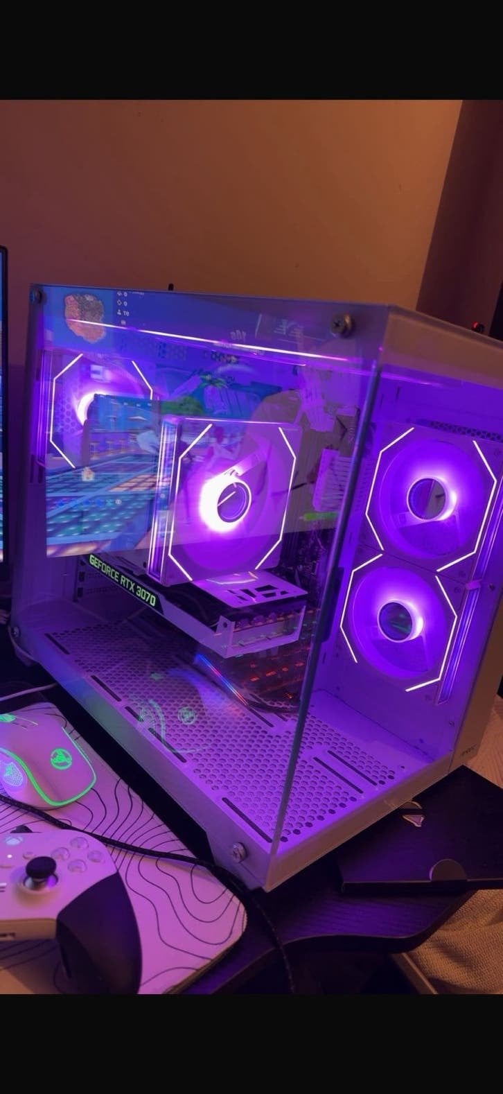Krachtige gaming setup Amd ryzen, Ophalen, Zo goed als nieuw