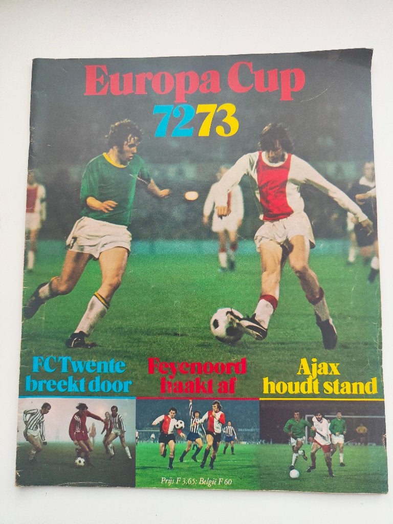Europacup 7273 Prima staat - 66 blz., Verzenden, Zo goed als nieuw, Ajax, Boek of Tijdschrift