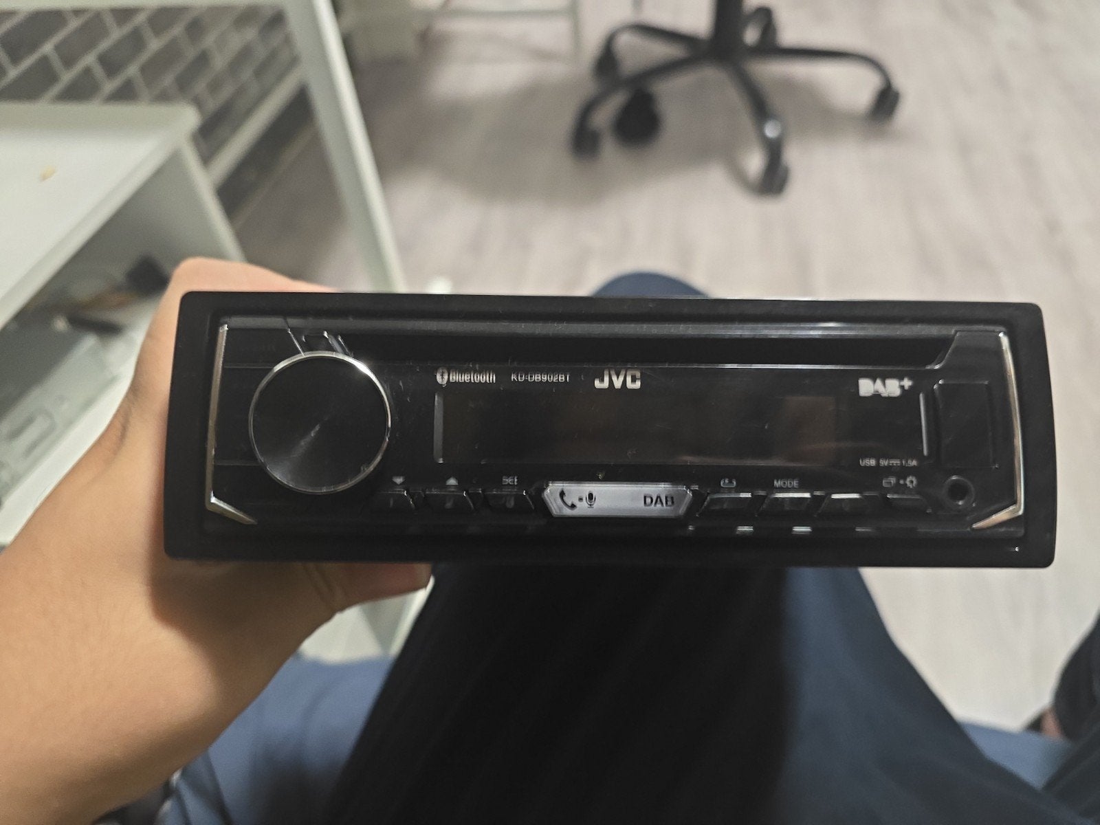 JVC KD-DB902BT CD MP3 USB Spotify Bluetooth 2DIN, Ophalen of Verzenden, Gebruikt