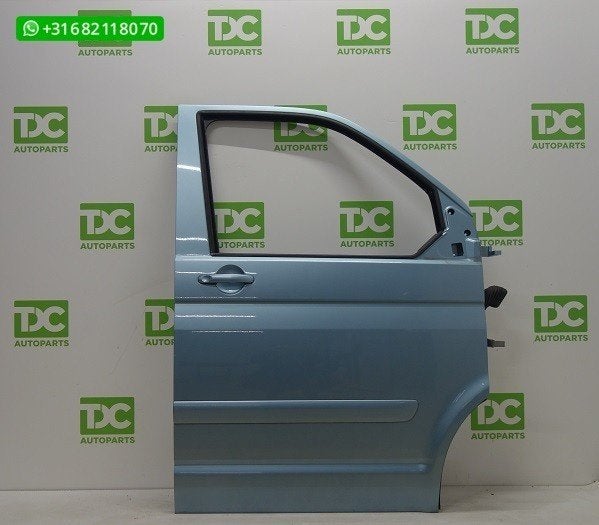 VW Transporter T5 (03-09) Voorportier rechts atlantis blauw, Auto-onderdelen, Gebruikt, Ophalen of Verzenden, Volkswagen, Voor
