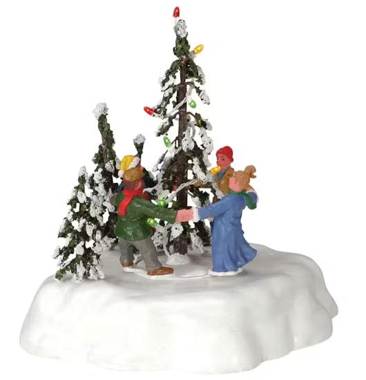 Lemax Merry Christmas Tree, Diversen, Kerst, Verzenden, Zo goed als nieuw