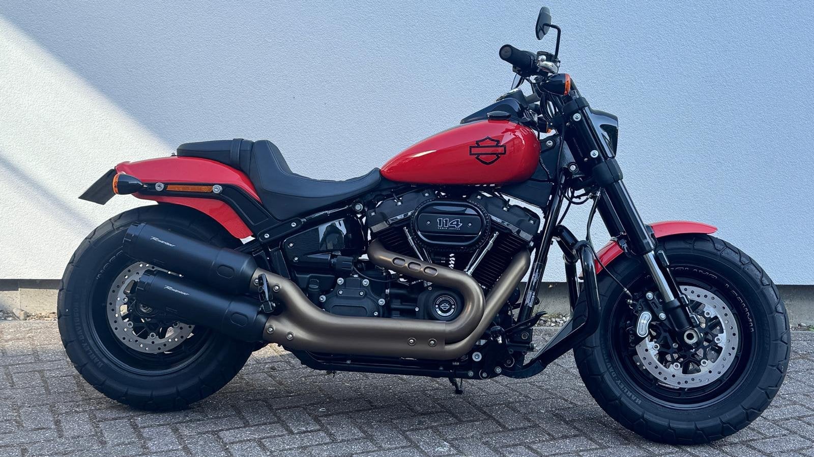 Harley-Davidson 114 FXFBS Softail Fat Bob (bj 2020), LED Verlichting, Bedrijf, 1868 cc, Dusseldorp Motorrad Alkmaar