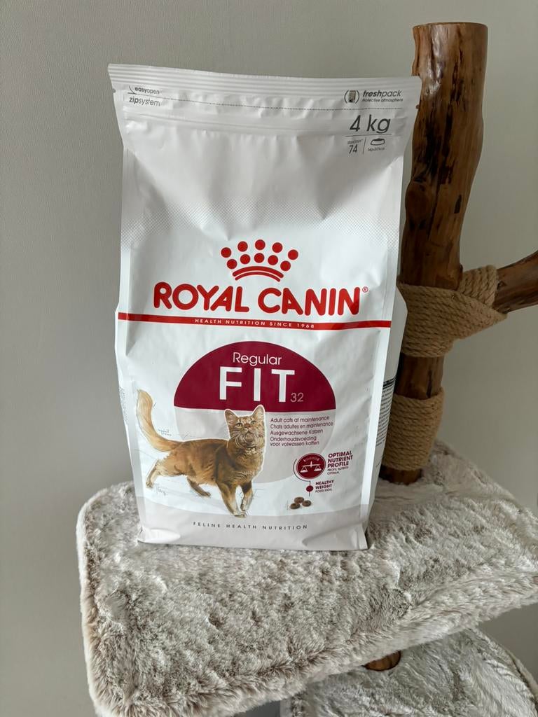 Royal Canin fit 32 4 kilo zak kattenbrokken, Dieren en Toebehoren, Dierenvoeding, Kat, Ophalen of Verzenden