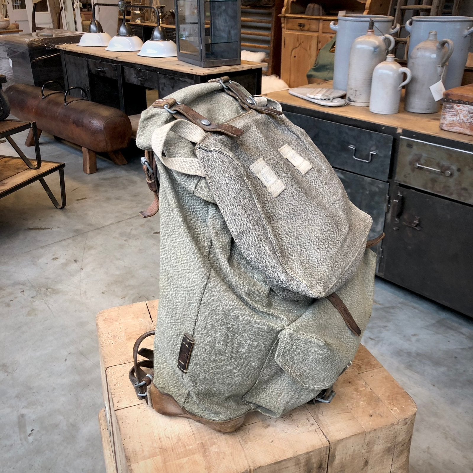 Swiss army rugzak, militaire tas, vintage rugzak, militair, Ophalen, Landmacht, Amerika, Overige typen