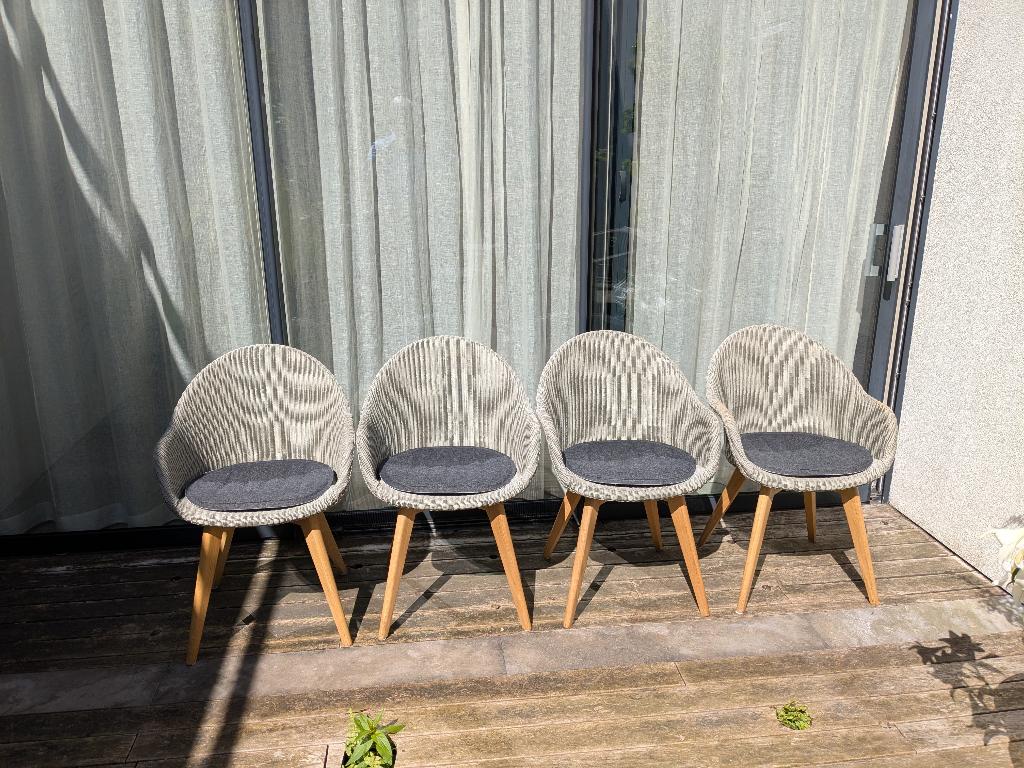 eettafelstoelen, Ophalen, Gebruikt, Hout, Vier