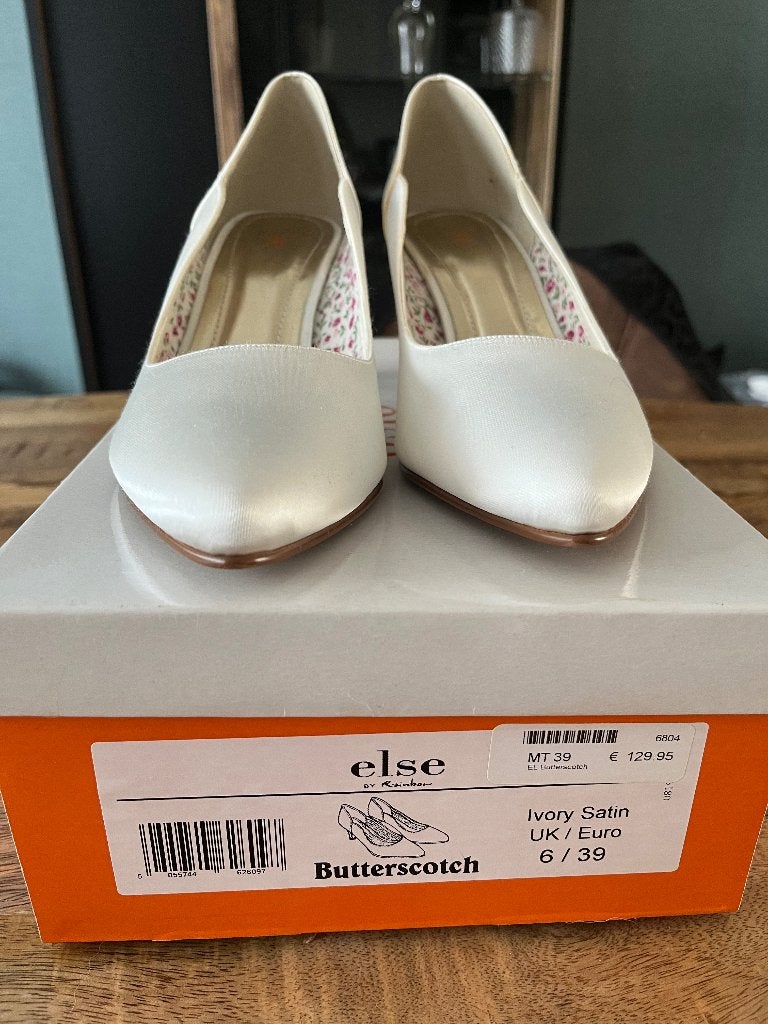 Bruidsschoenen maat 39, Ophalen of Verzenden, Nieuw, Wit, Schoenen