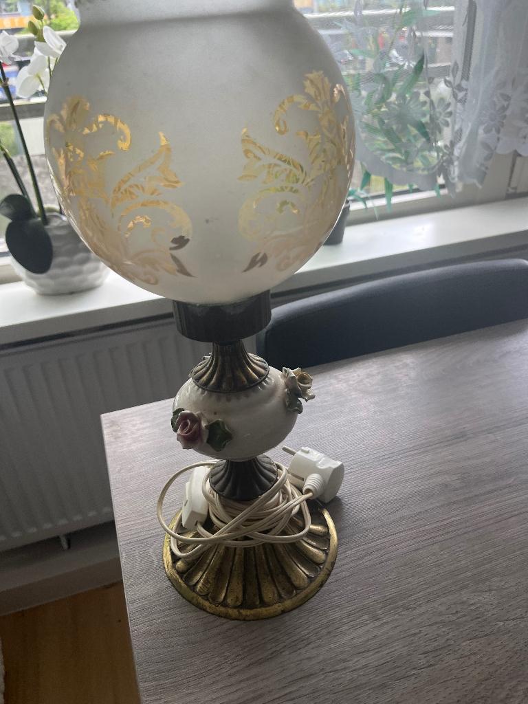Oude elektrische lamp, Ophalen of Verzenden