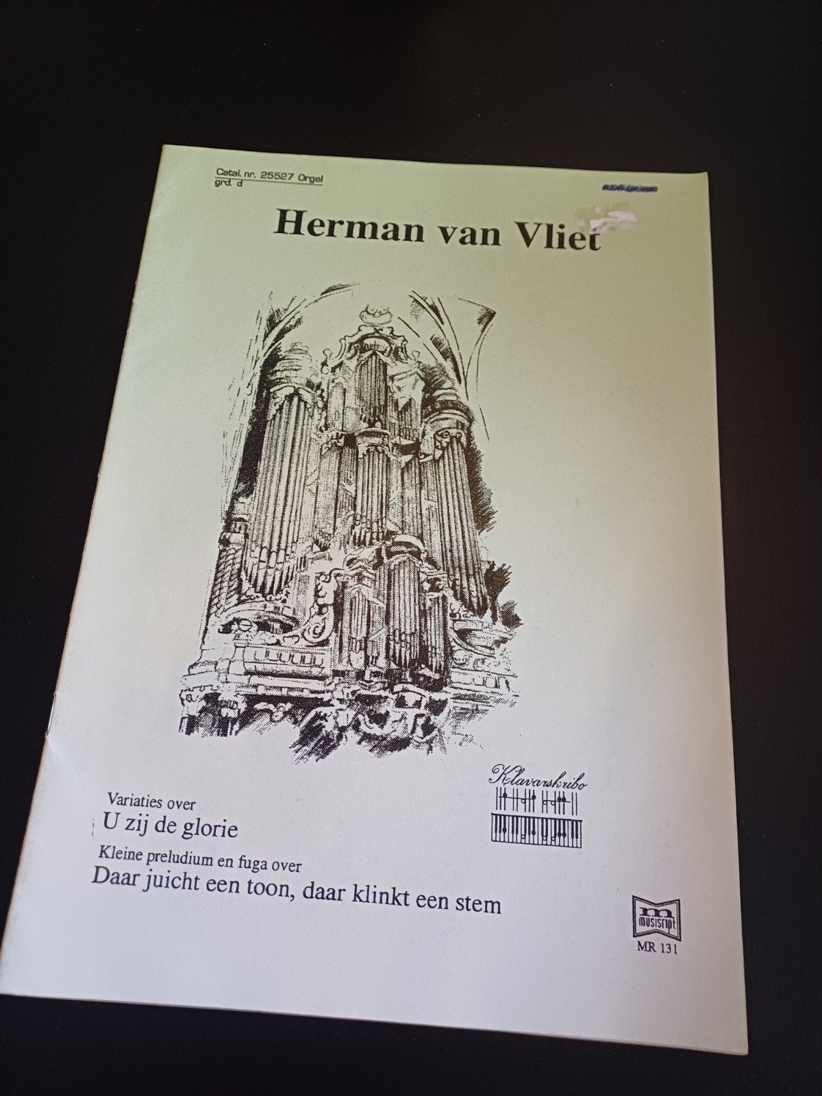 Herman van Vliet - Variaties over U zij de glorie (Orgel), Orgel, Gebruikt, Klassiek, Ophalen of Verzenden