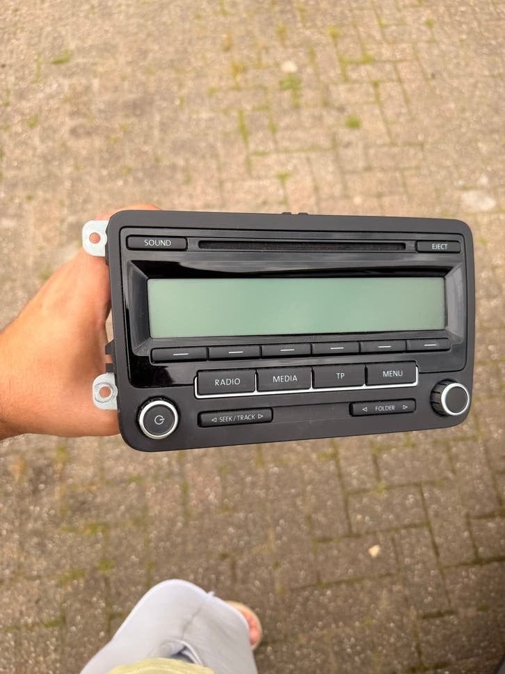 Originele Volkswagen RCD 310 autoradio, Ophalen of Verzenden, Gebruikt
