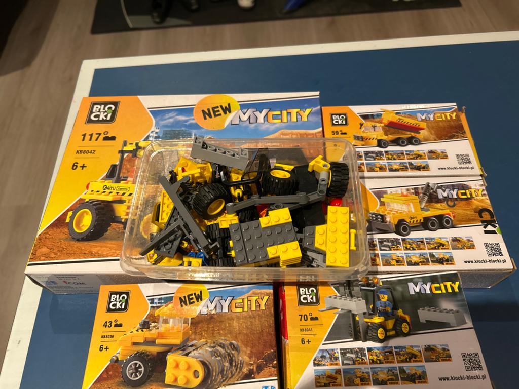 5 sets Blocki, Ophalen, Gebruikt, Meerdere sets, Complete set