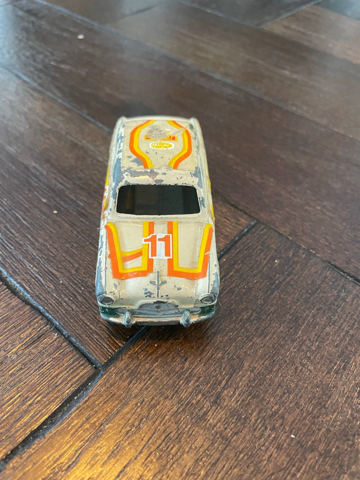 Dinky Toys 162 Ford Zephyr Rallywagen - Vintage Speelgoedaut, Ophalen of Verzenden, Gebruikt