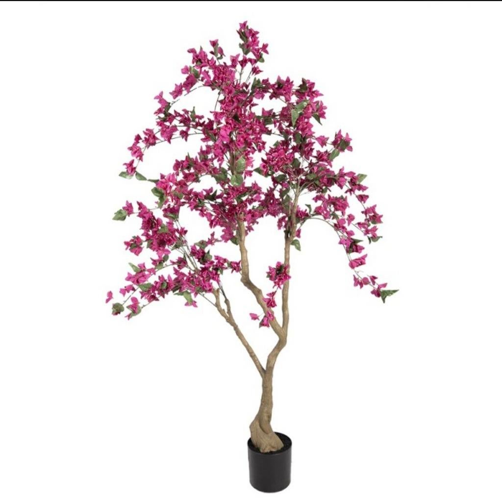 Kunstboom Bougainvillea 210 cm Roze Kunststof, Overige soorten, Volle zon, Vaste plant, Ophalen of Verzenden