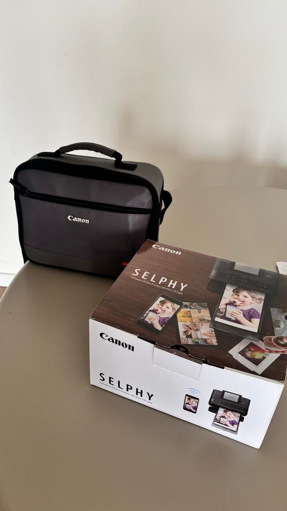 Canon Selphy CP1300 Fotoprinter met originele draagtas, Ophalen of Verzenden, Zo goed als nieuw