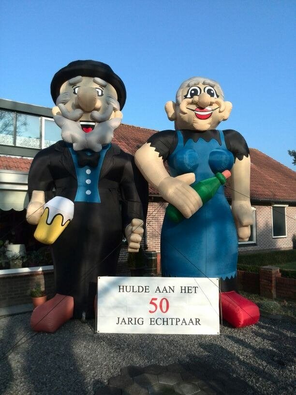 Jubileum Bruidspaar huren Hattem Zwolle v.a. €45 - 3 dagen, Ophalen, Zo goed als nieuw, Geboorte of Huwelijk