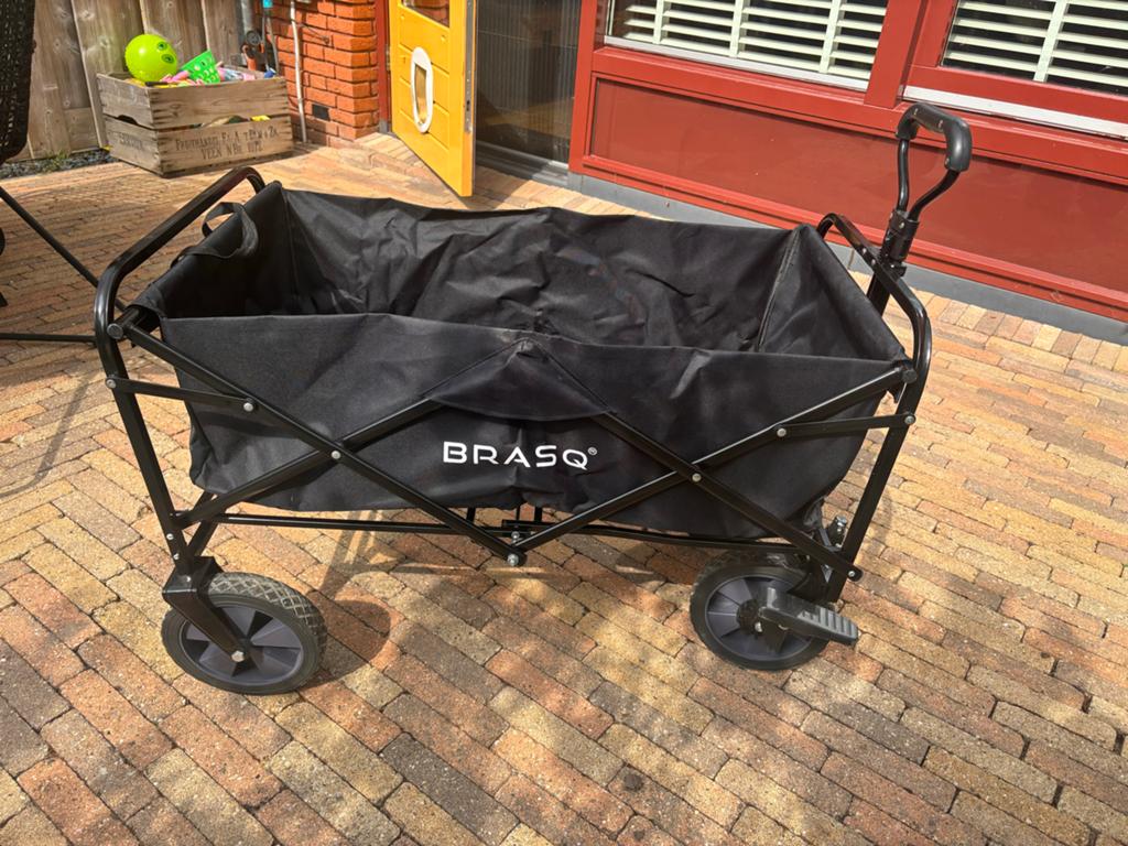 Bolderkar, BRASQ, inklapbaar inclusief draagtas, Ophalen of Verzenden, Zo goed als nieuw