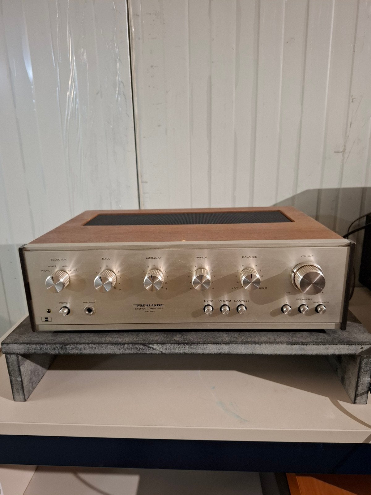 Realistic SA-800 vintage versterker, Audio, Tv en Foto, Ophalen, Overige merken