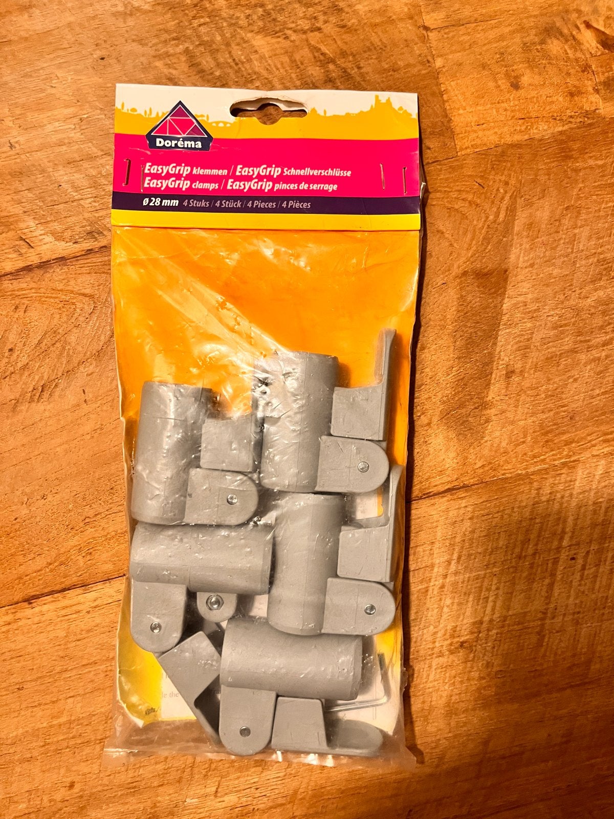 Doréma EasyGrip Klemmen Ø 28 mm - 5 stukes, Ophalen of Verzenden, Zo goed als nieuw