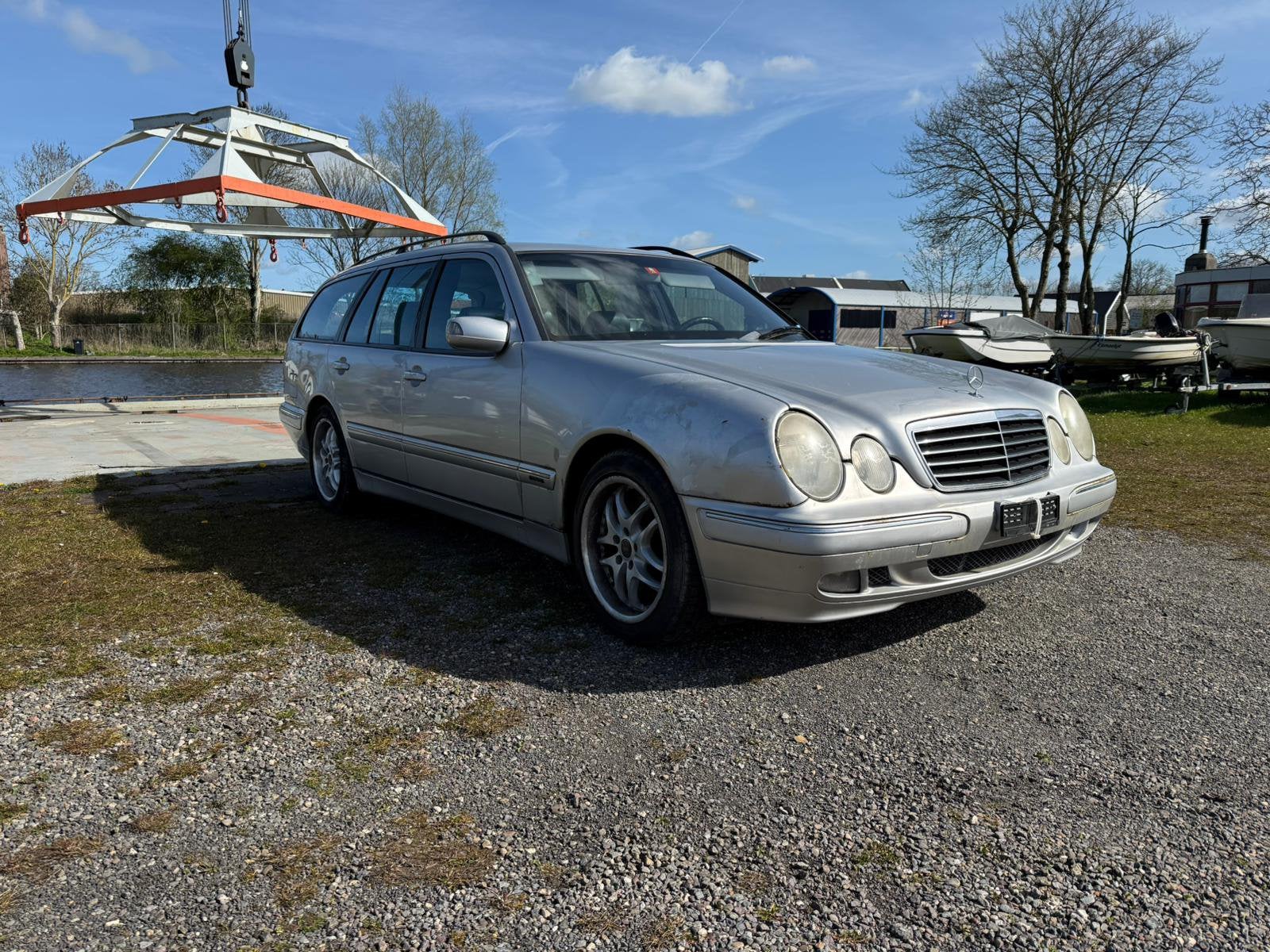 Mercedes e420 v8 bj.2000 GARBADGERUN/LOOP SLOOP, Auto-onderdelen, Ophalen, Voor, Motorkap