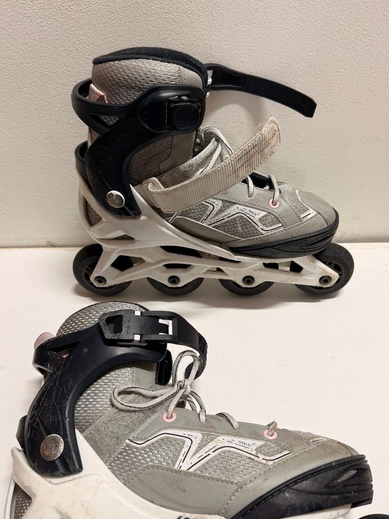 Kinder skates skeelers 35-38 incl. val beschermers, Sport en Fitness, Skeelers, Kinderen, Inline skates 4 wielen, Ophalen, Overige merken
