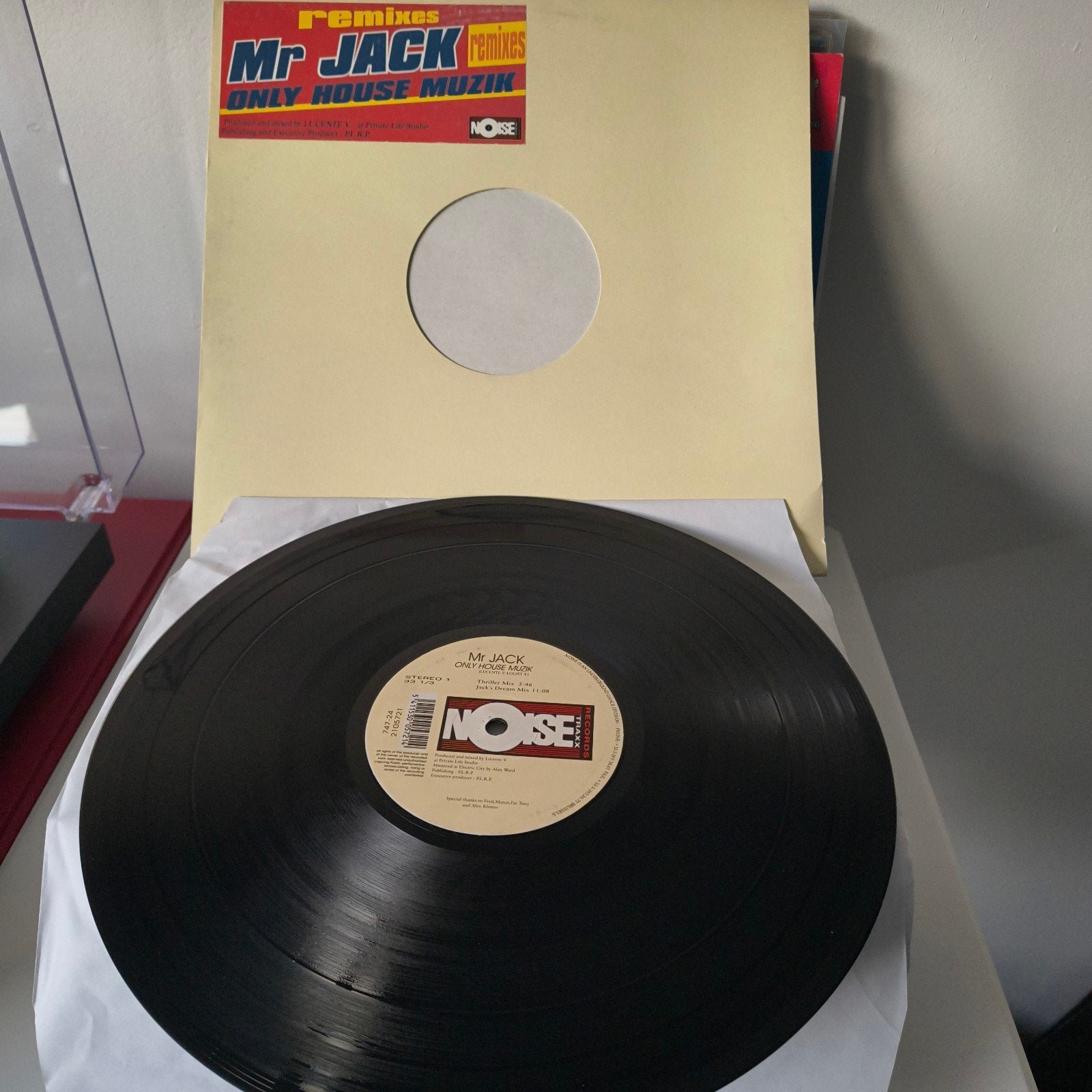 Mr Jack - Only House Muzik (Remixes) Vinyl, Ophalen of Verzenden, Gebruikt, 12 inch, House