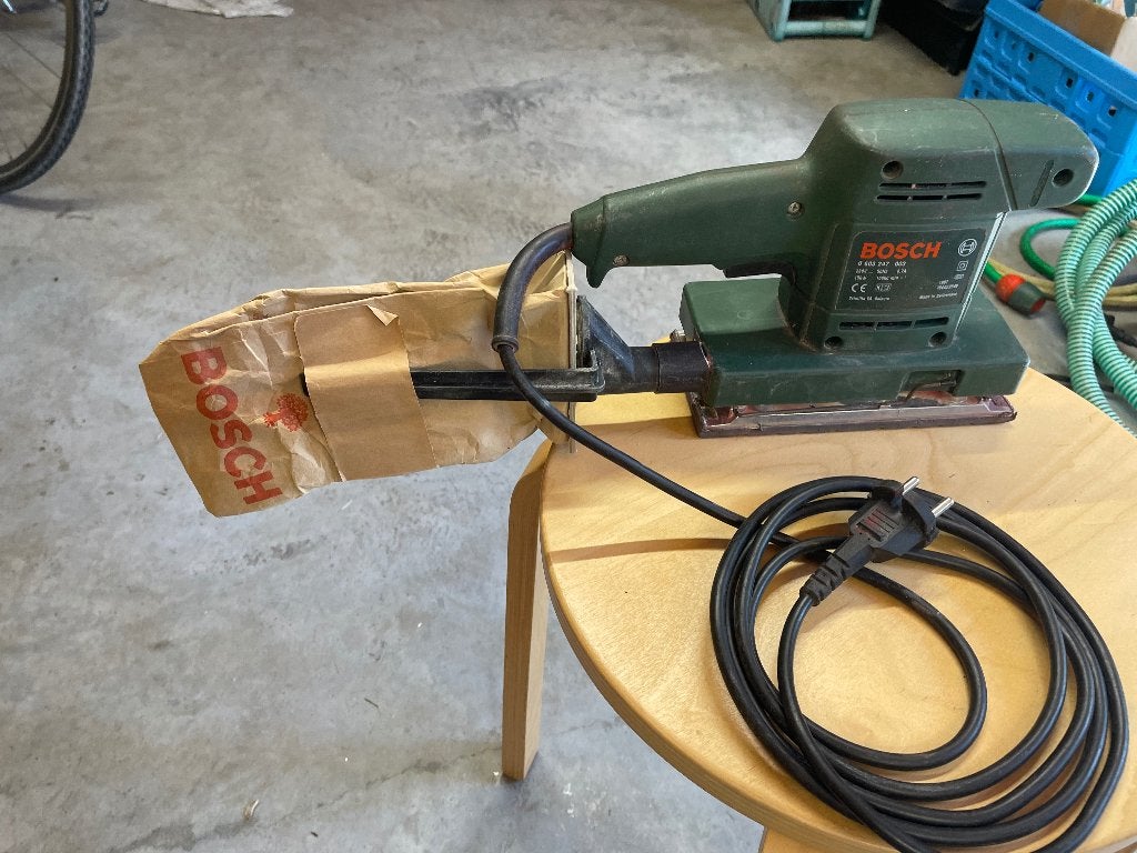 Vlakschuurmachine Bosch PSS23a, Ophalen, Gebruikt, Minder dan 600 watt, Vlakschuurmachine
