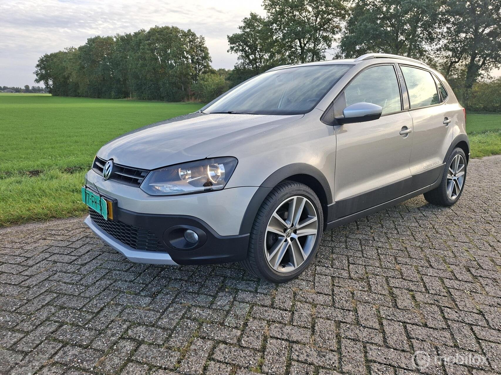VOLKSWAGEN POLO 1.2TSI CROSS 105 PK 6 VERSNELLINGEN NETTE, Voorwielaandrijving, Euro 5, Beige, Origineel Nederlands