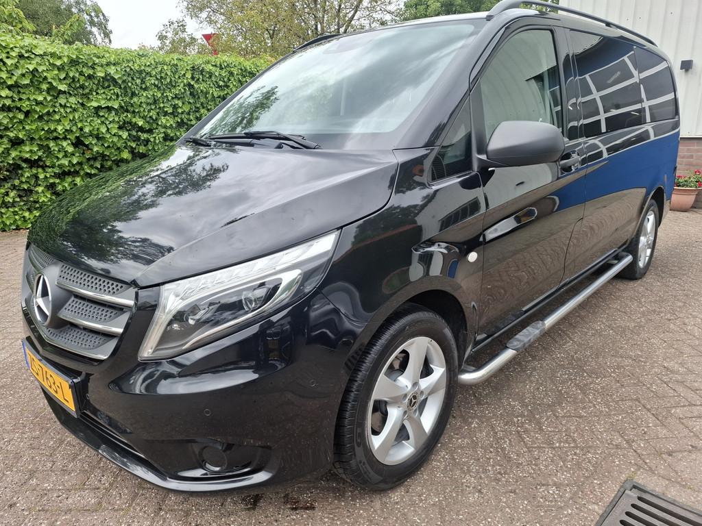 Mercedes-Benz Vito Tourer 114 BlueTEC 21750.- INCL BTW ROLST, Auto's, Automaat, Gebruikt, Euro 6, Zwart