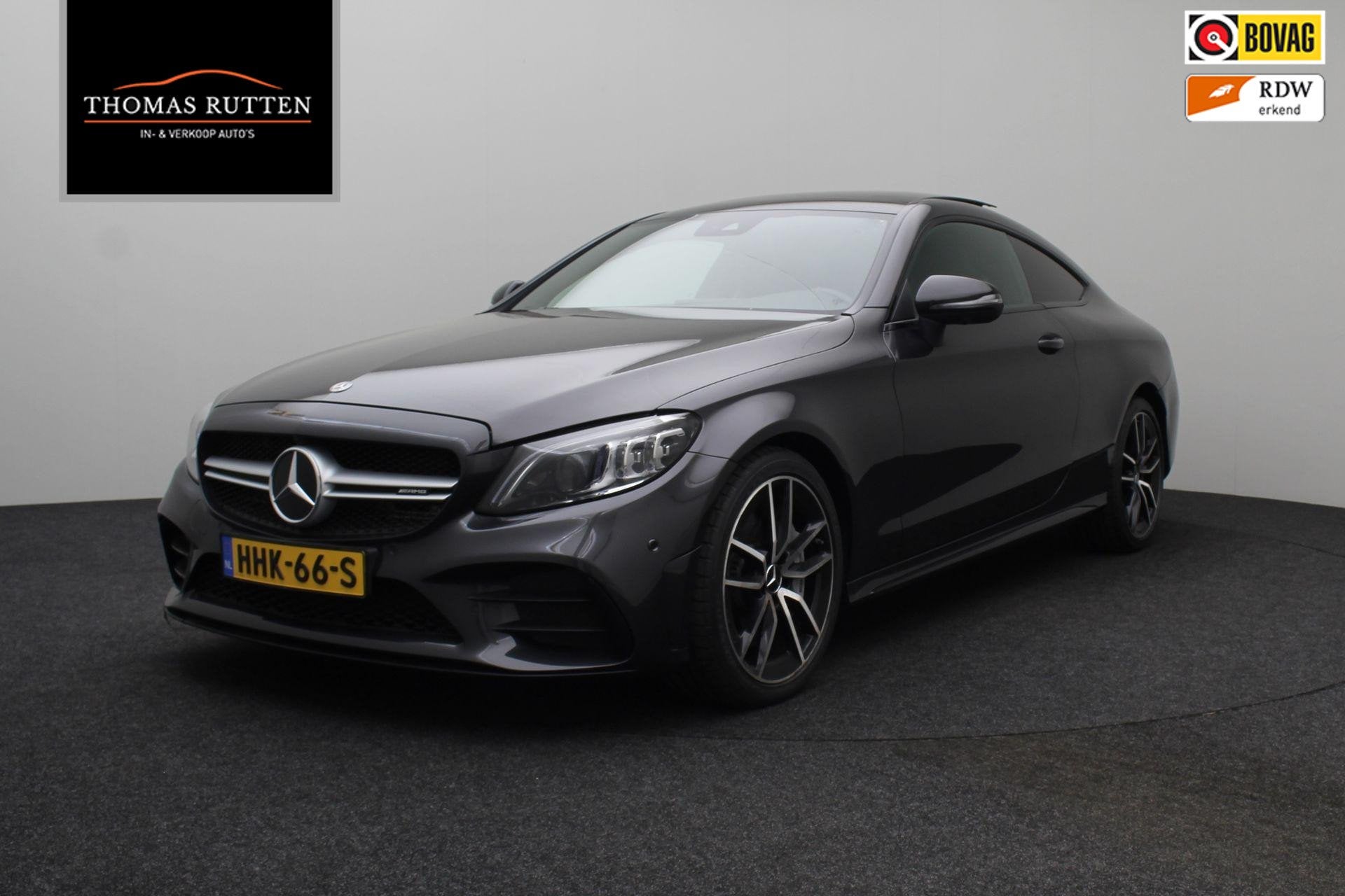 Mercedes-Benz C-klasse Coupé AMG 43 4MATIC Premium Plus Pac, Auto's, Automaat, Automatische klimaatregeling, 390 pk, Leder en Stof