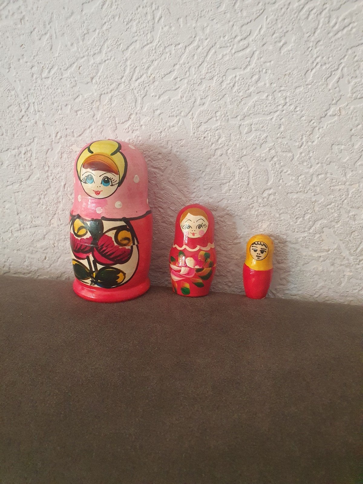 Set van 3 Matroesjka poppen - Russisch handwerk, Verzamelen, Ophalen of Verzenden, Gebruikt