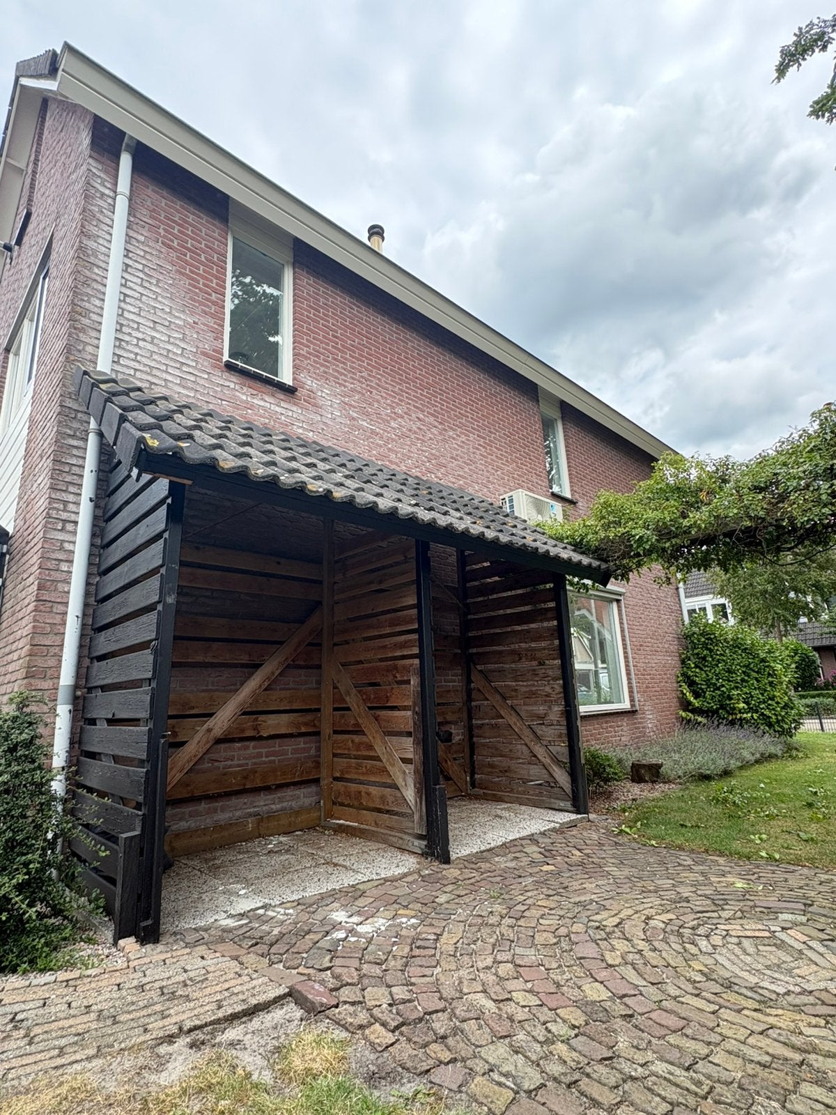 Houthok gratis ophalen, Tuin en Terras, Overkappingen, Ophalen, Zo goed als nieuw