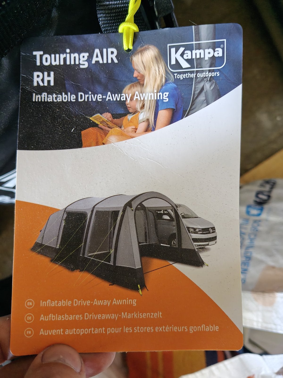 Kampa Touring AIR RH Opblaasbare Voortent - Zo goed als nieu, Ophalen, Zo goed als nieuw, Tot en met 6