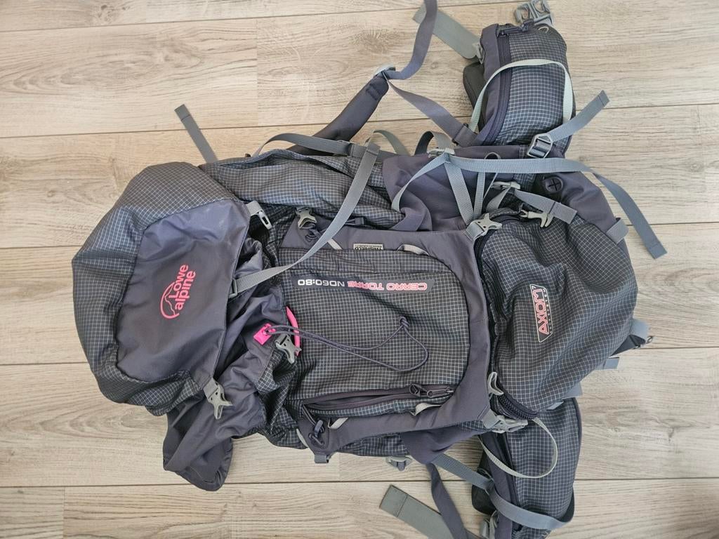 Lowe Alpine Cerro Torre ND60:80 Trekkingrugzak, Ophalen of Verzenden, Zo goed als nieuw