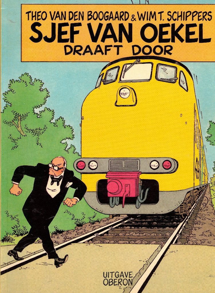 Sjef van Oekel - 4 Strips ( Wim T. Schippers ), Theo van den Boogaard & Wim T. Schippers, Ophalen of Verzenden, Zo goed als nieuw