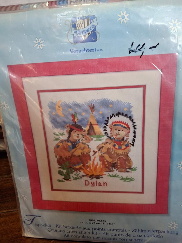 Geboorte pakket -indiaan, Ophalen of Verzenden, Nieuw, Borduurpakket