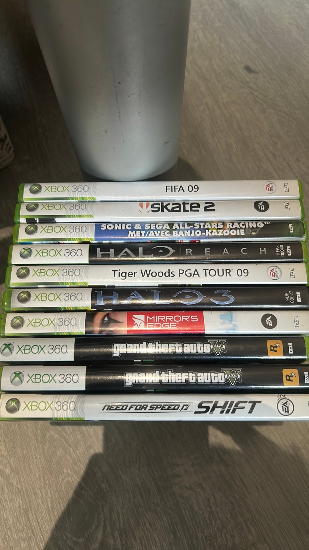 Stapel xbox360 spellen, Ophalen, Gebruikt, Gekoppelde computers, 1 speler