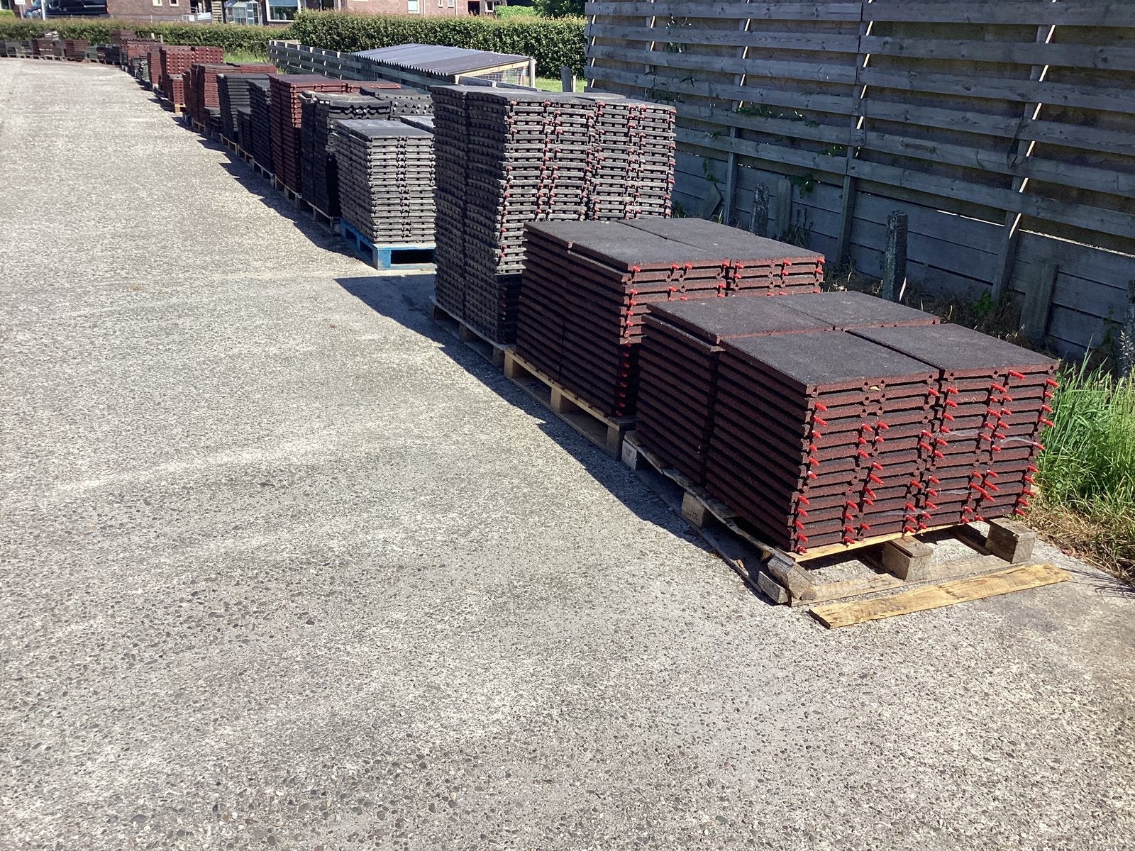 Rubberen tegels / Rubbertegels / Speeltegels, Ophalen, Zo goed als nieuw, Rubber, Overige typen