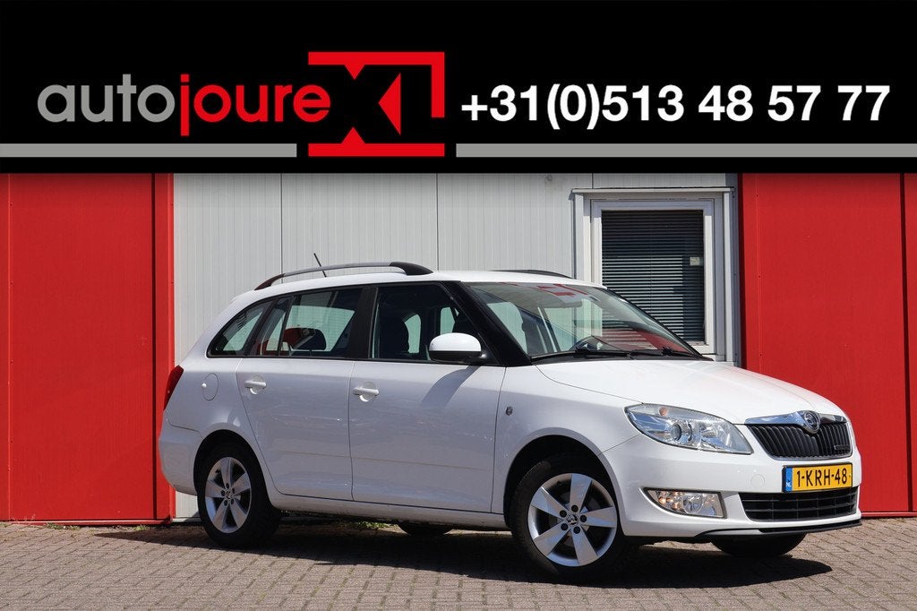 Skoda Fabia Combi 1.2 TDI Greenline (bj 2013), Auto's, Skoda, Voorwielaandrijving, Euro 5, Stof, Zwart
